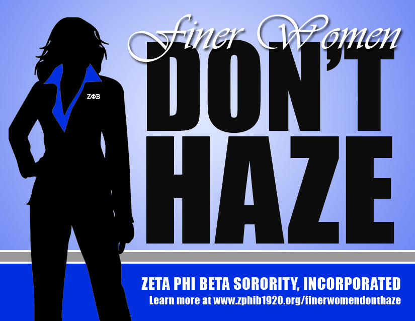 Finer Women Don't Haze Logo